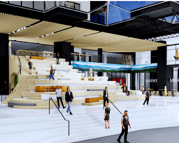 Rendering of Sun Life Plaza renovations. | Aspen Properties