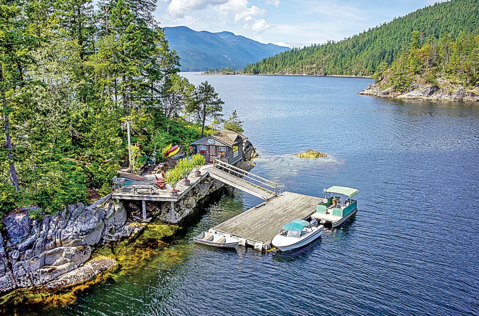 A waterfront retreat on the Sunshine Coast: prices up 34.6 per cent year-over-year. |Oakwyn Realty