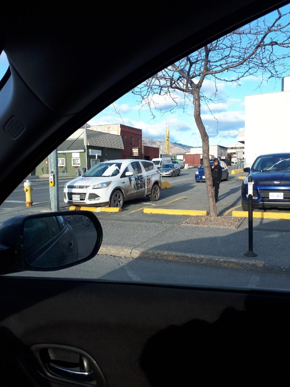 CBC car vandalized