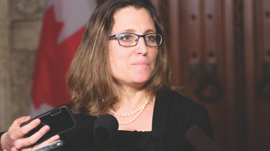 Finance Minister Chrystia Freeland delivers federal budget April 19. | Government of Canada