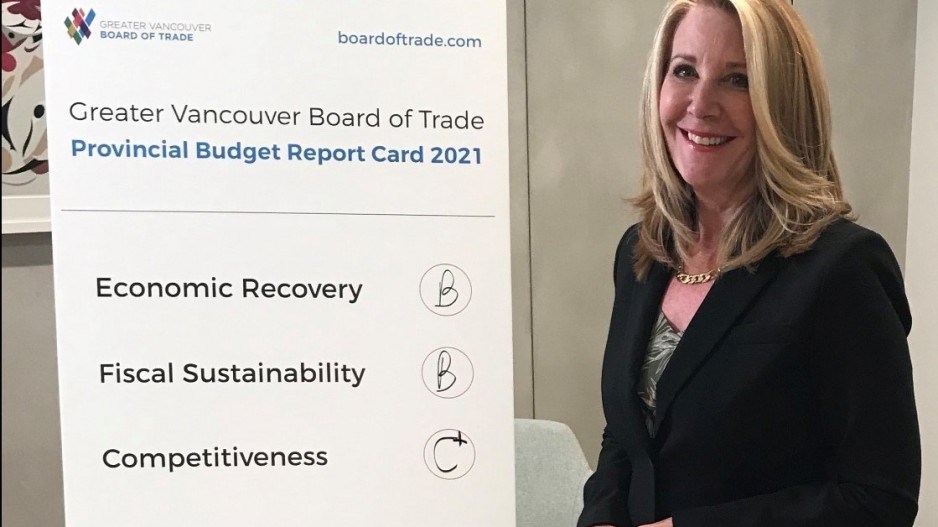 Greater Vancouver Board of Trade: Budget gets ‘B’ grade for economic recovery. | Submitted