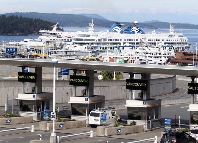 BC Ferries has started refusing entry to tourists and other non-essential travellers.| File photo
