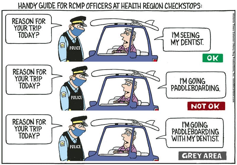 Adrian Raeside cartoon: RCMP checks -- May 4, 2021