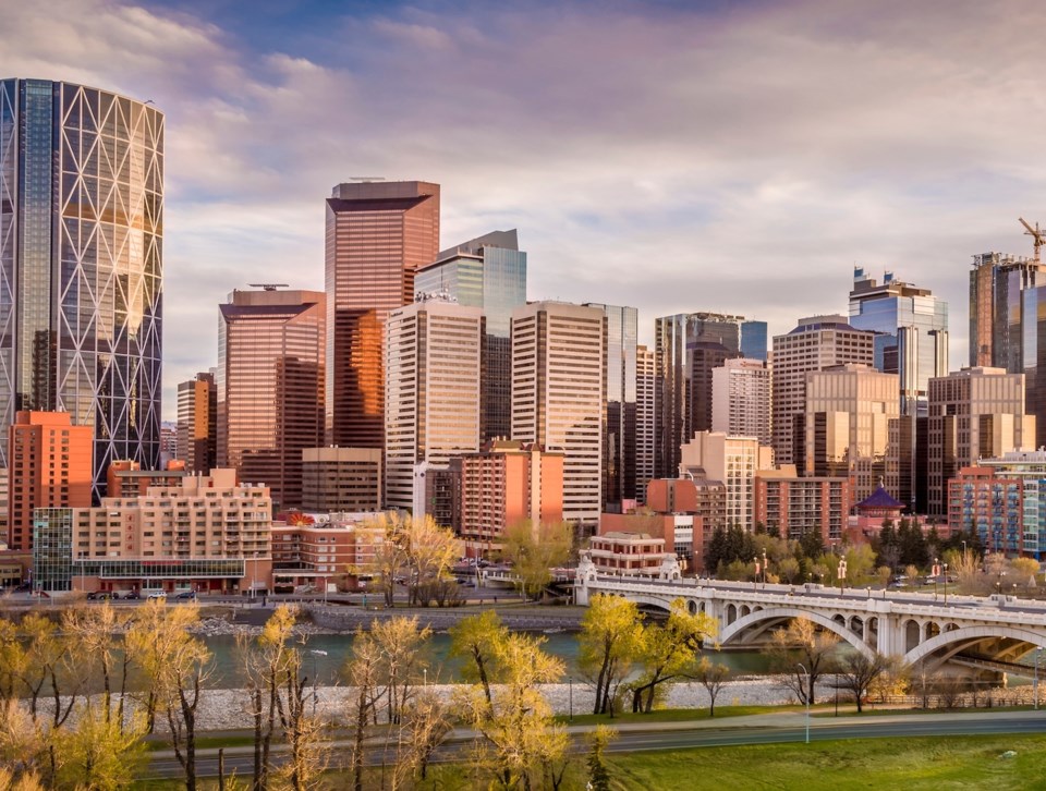 Calgary office sales are up but prices lower this year. | Getty images