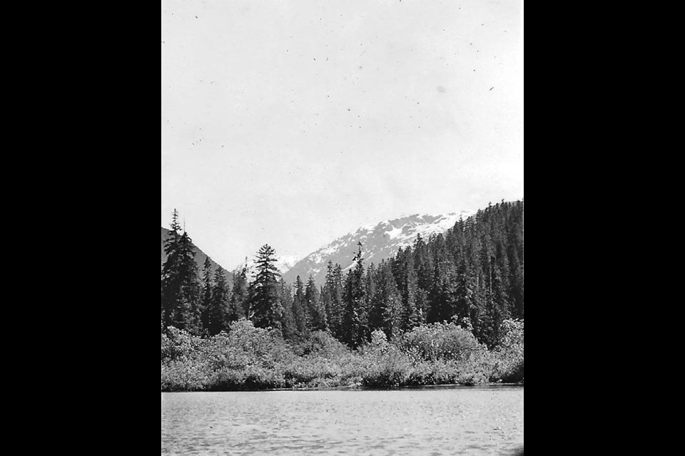 Buttle Lake in Strathcona Provincial Park. Will J. Reid family collection