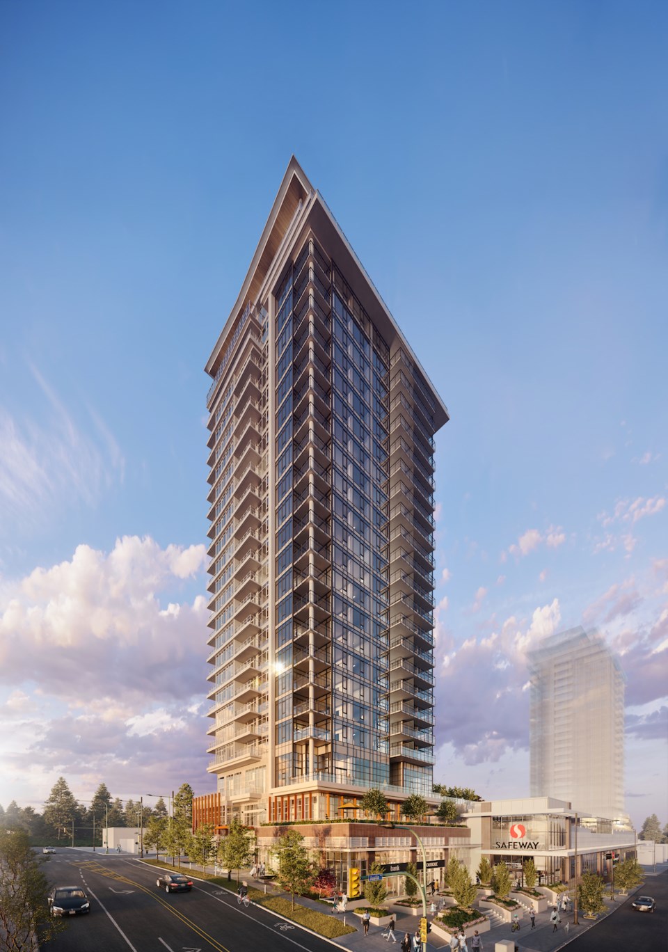 Beedie Living's West condo tower in Coquitlam. |Submitted