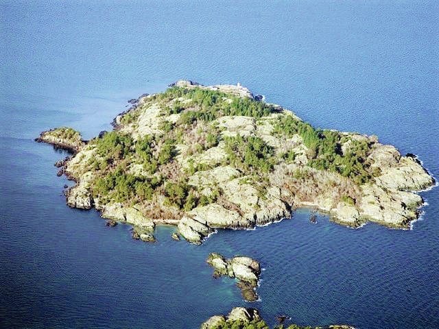 The $4-million total includes $850,000 in matching funds the Wilsons provided toward a crowdfunding campaign to purchase West ­Ballenas Island, seen in an aerial photo. B.C. PARKS FOUNDATION