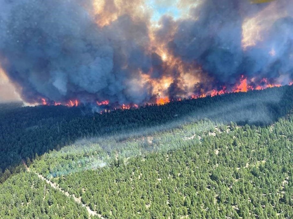 Sparks Lake fire