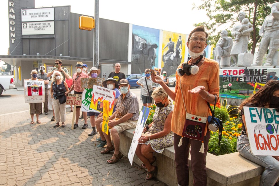 climate action rally