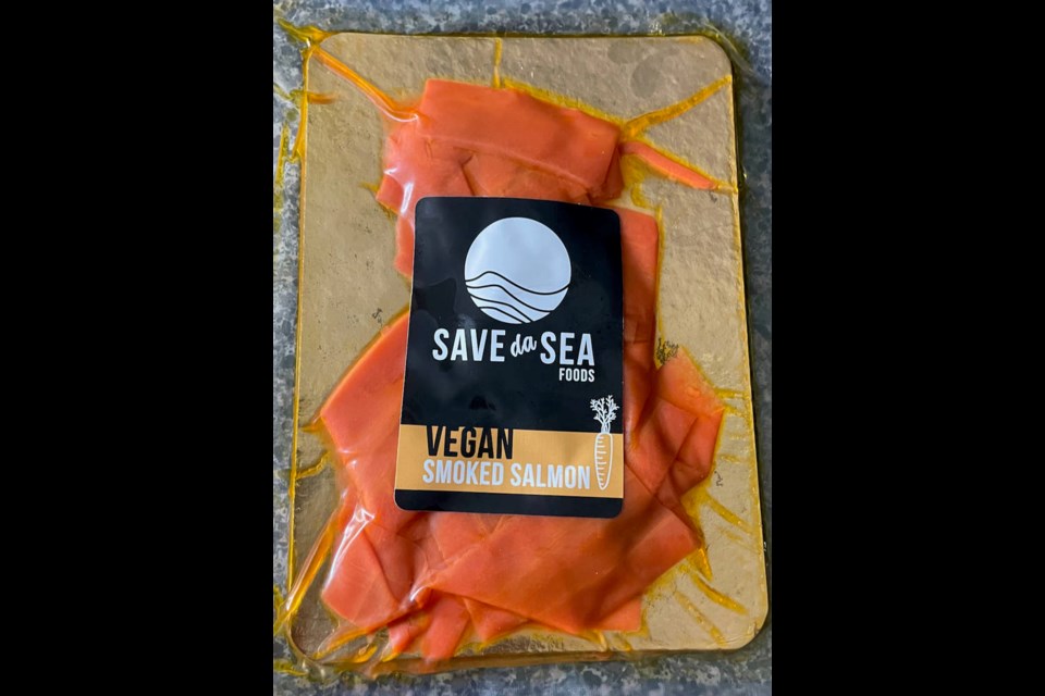 Save da Sea’s carrot-based smoked salmon. ANDREW DUFFY, TIMES COLONIST