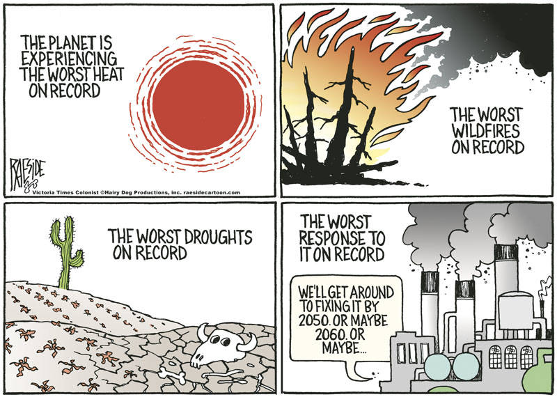 Adrian Raeside cartoon: Climate change - Victoria Times Colonist