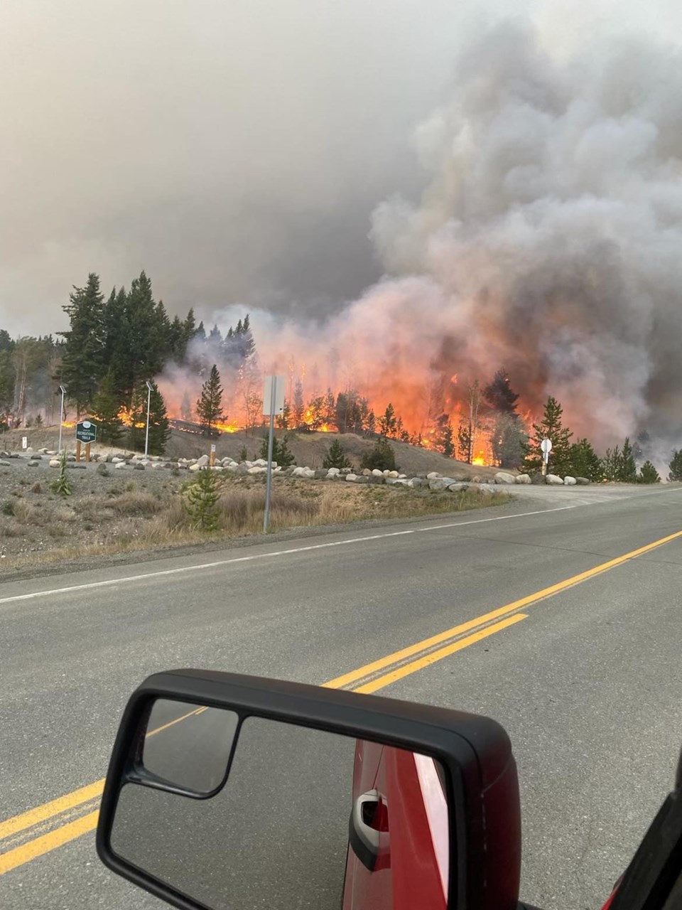 Logan lake Tremont fire
