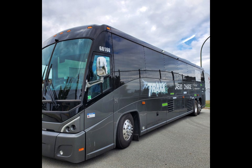 This full-sized,completely electric bus, made history by successfully traversing between Kamloops and Vancouver on Monday. The 261-kilometre trip, over mountainous terrain along the Coquihalla Highway is hoped to be documented in the Guinness Book of World Records under the category of “longest and highest voyage by an electric motorcoach in North America.”