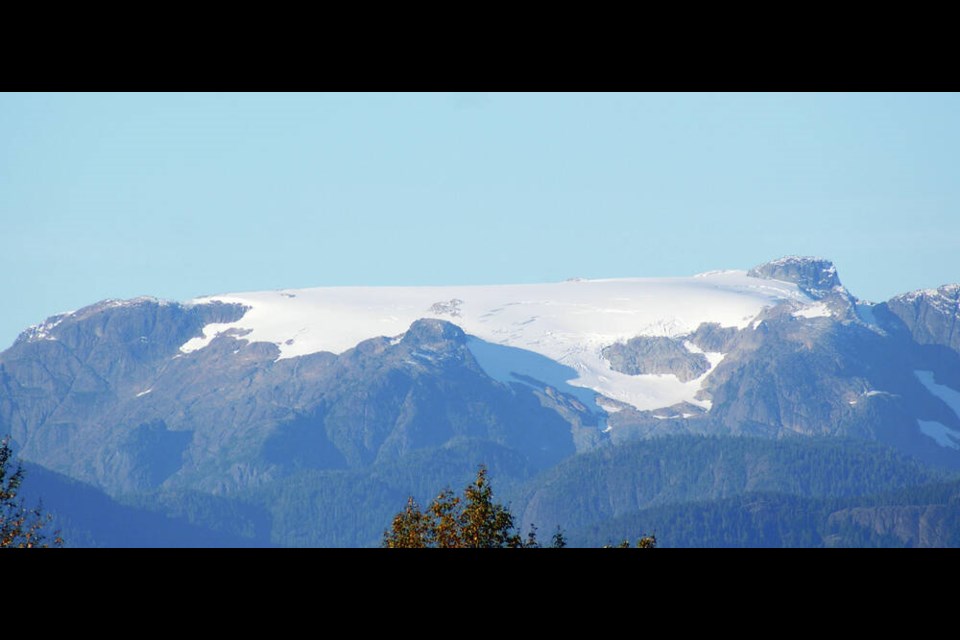 Retired logger Fred J. Fern has been taking photos of the Comox Glacier every September since 2013, when he took this photo.