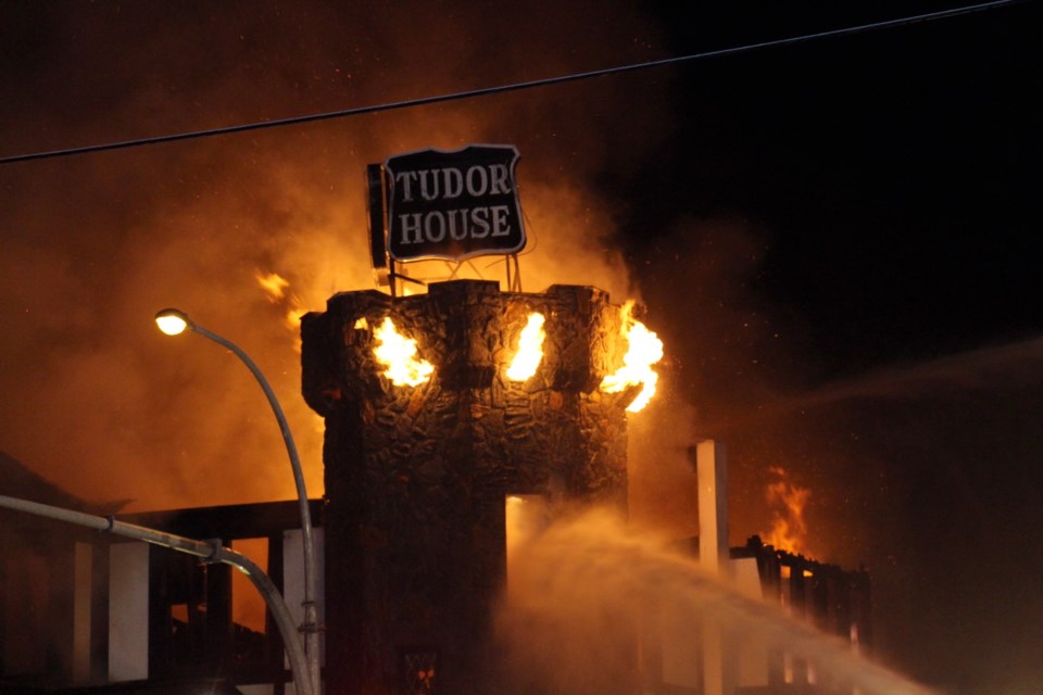 Reader submitted photos of the Tudor House Pub fire in Esquimalt on the early hours of July 16.