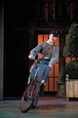 Award winner: New Westminster's Sayer Roberts, seen here as Rolf in the Gateway Theatre production of The Sound of Music, earned an Ovation Award for Outstanding Gypsy.