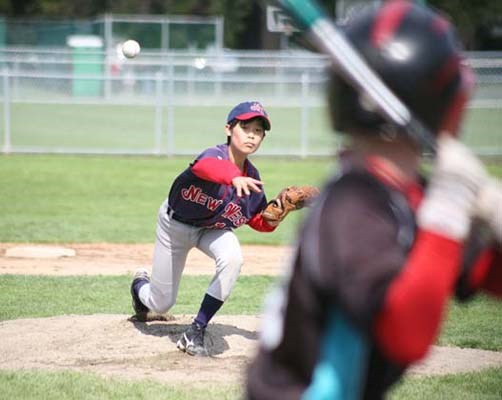 Here's the pitch: The New Westminster Blue Jays took on the Royals in a major B Little League baseball game at Justin Morneau Field last Saturday.