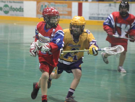 Next up Bellie Bowl: The New Westminster Salmonbellies defeated the Coquitlam Adanacs 8-7 in an A1 novice lacrosse game at Queen's Park Arena last Saturday. This weekend, the scene shifts to the Bellie Bowl tournament, showcasing novice lacrosse from house, intermediate and A-level teams.