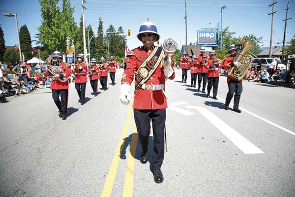 Everyone loves a parade: March bands are a fan favourite at the Hyack International Parade.