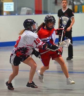 Junior jamboree: The New Westminster junior girls took on Nanaimo at the annual Dorothy Robertson lacrosse tournament in the Royal City last weekend.