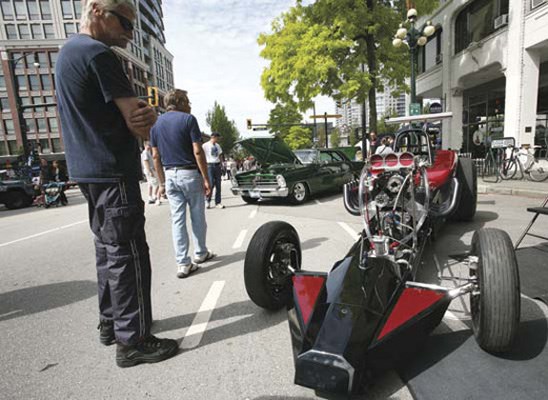 This hot rod got its share of gawkers at Sunday afternoon's Royal City Show and Shine. The 12th annual event drew thousands of people to Columbia Street and also featured bands and the popular poker run.