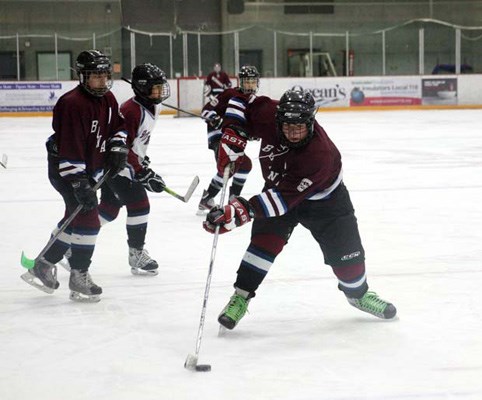 Captain coming: Burnaby captain Yuki Sano scored two goals and set up a third to lead the Stealers to a 4-3 victory over the Warriors in an all-Burnaby Minor peewee hockey final at the annual Spring Blast tournament at the Bill Copeland Sports Centre on Wednesday. Peter Udovicic scored the game-winning goal for the Stealers. Kai Majkowski also tallied for the winners.
The Burnaby Minor Rebels placed third, beating the Burnaby Jets 4-2 in the consolation final, also Wednesday. Hajrattan Sandhu scored two goals for the Rebels. Mason Chong factored in on both Jets' goals, including a goal.