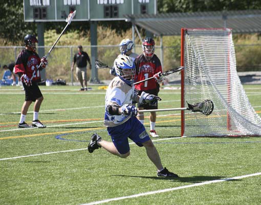 A first, first: B.C. in white, avenged an earlier two-goal loss to defending champion Ontario at the Canadian under-16 national field lacrosse championships, winning its first-ever title 11-10 in the gold-medal final at Burnaby Sports Complex-West on Sunday.