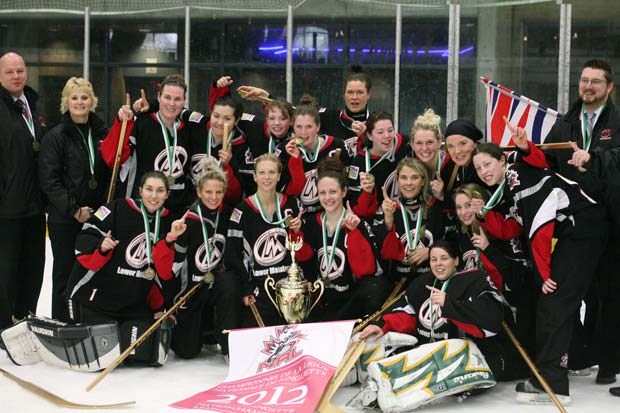 That winning feeling: The No. 7 seeded Lower Mainland Thunder upset the favourites enroute to B.C.'s first-ever Canadian ringette championship title.