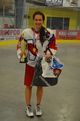 MVP - New Westminster's Katie Browning was named the overall bantam most valuable player at the provincial girls' lacrosse championships in Nanaimo.