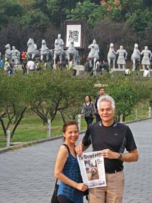 Reg and Amanda Nordman visited the Three Kingdoms City in Wuxi, China recently.