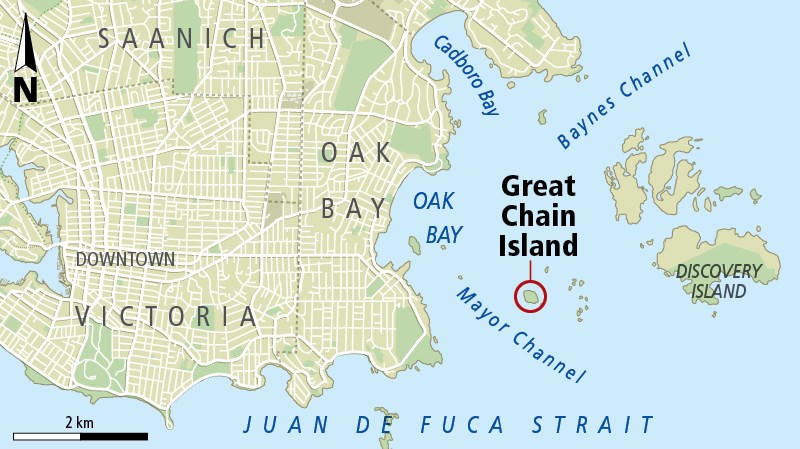 Map of Great Chain Island