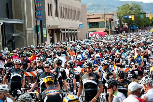 Thousands of cyclists raced in the Valley First Granfondo in Penticton July 7.