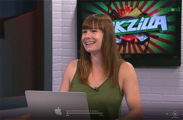 Veronica Belmont, co-host of Tekzilla on Revision3.