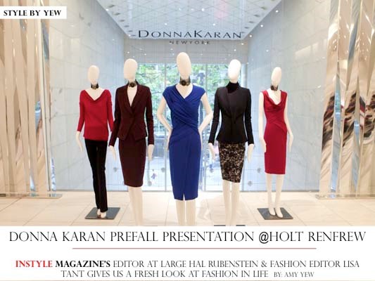 Donna Karen Prefall presentation at Holt Renfrew.