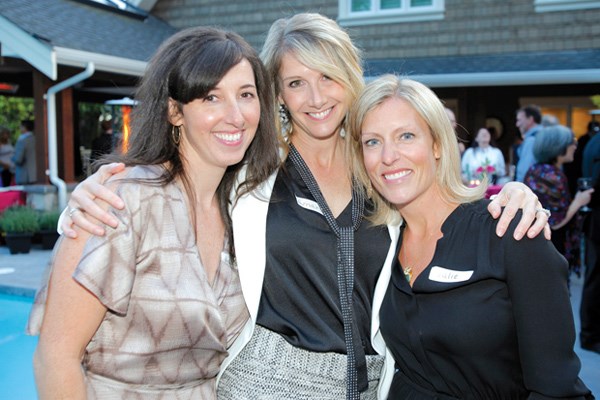 Event organizers Maura Robinson, Tamara Alvaro and Julie Mason
