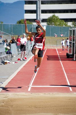 New West Spartans and Royal City track club athletes competed on the track and field at the Trevor Craven memorial meet at Swangard Stadium last weekend.