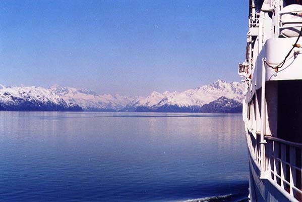 We approach Glacier Bay.