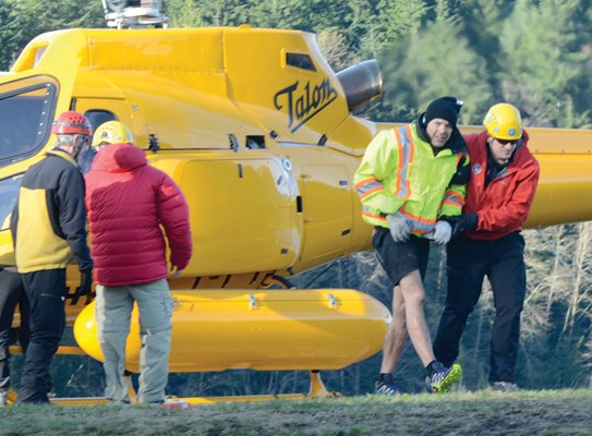 A North Shore Rescue volunteer