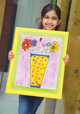 Maya Ramji, 7, Westcot elementary