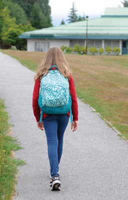 walking to school