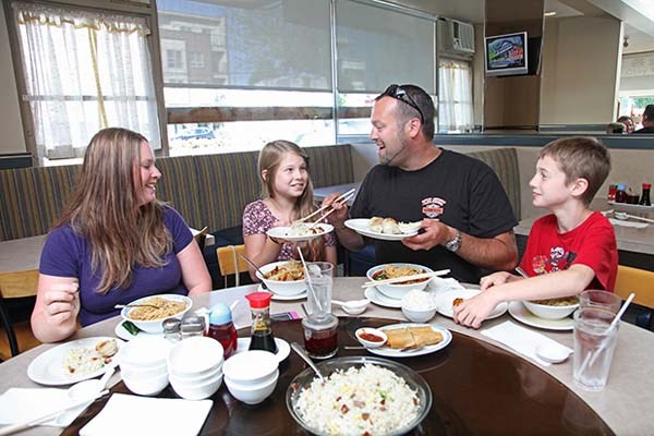 J.R. Saunders and his family