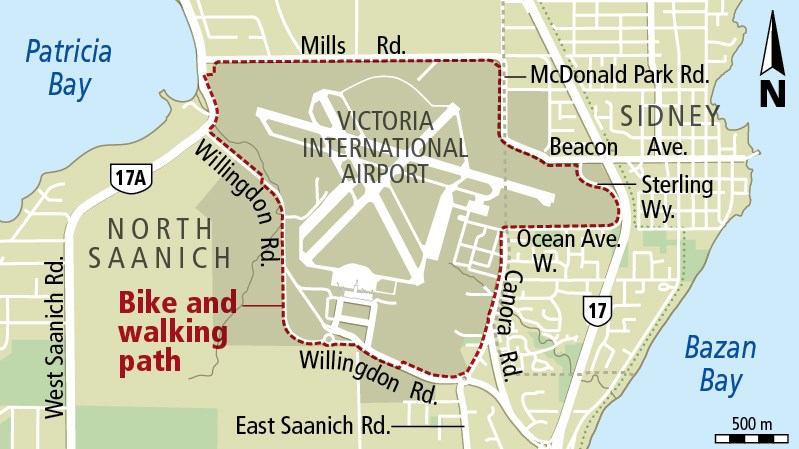 Airport trail map