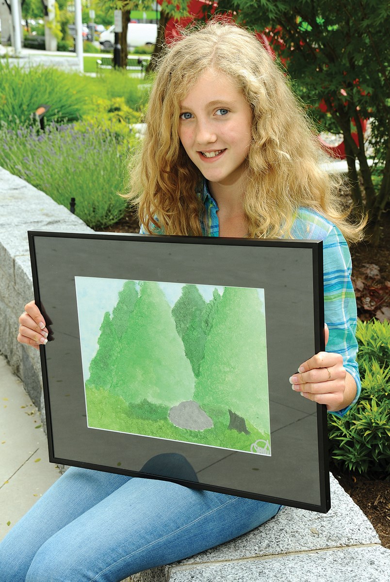 young artist Claire Watts