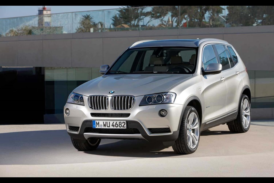 The 2013 BMW X3.