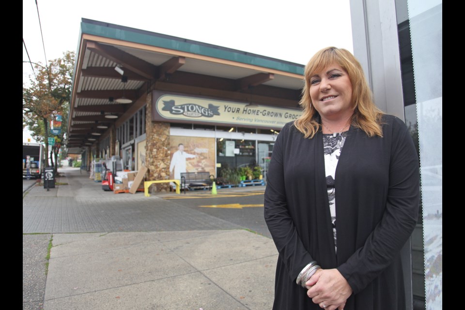 Cori Bonina, the president of Stong’s Market, is the granddaughter of Ralph Stong, who founded the original location of the venerable grocery store in 1955.