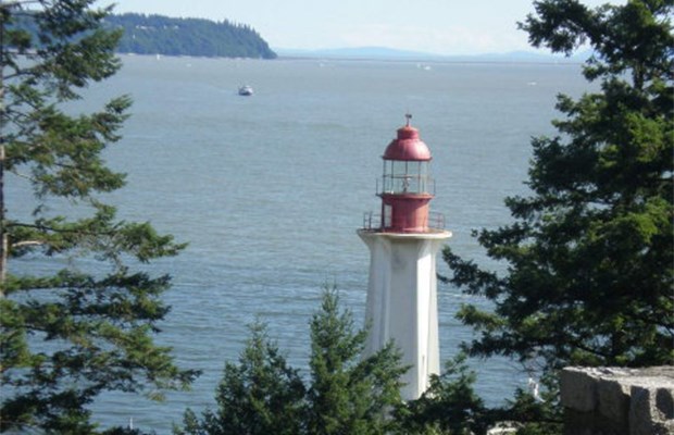 The namesake lighthouse.