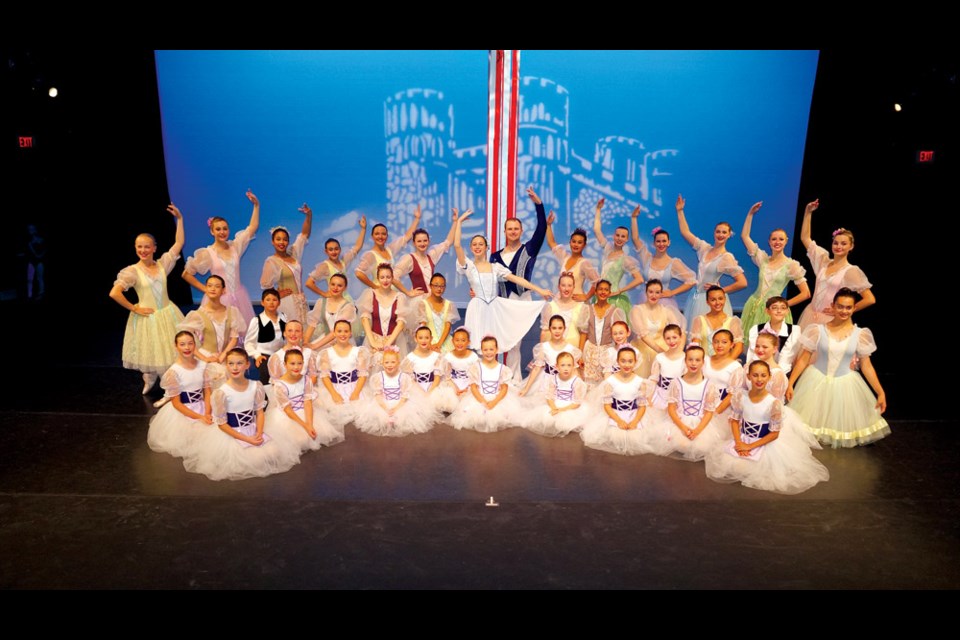 In the spotlight: The Royal City Youth Ballet is pictured in a summer school demonstration at the Shadbolt Centre on Sept. 1, where they performed excerpts from Swan Lake. The youth ballet company is holding auditions this weekend.