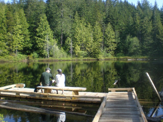 The summer serenity of Whyte Lake.