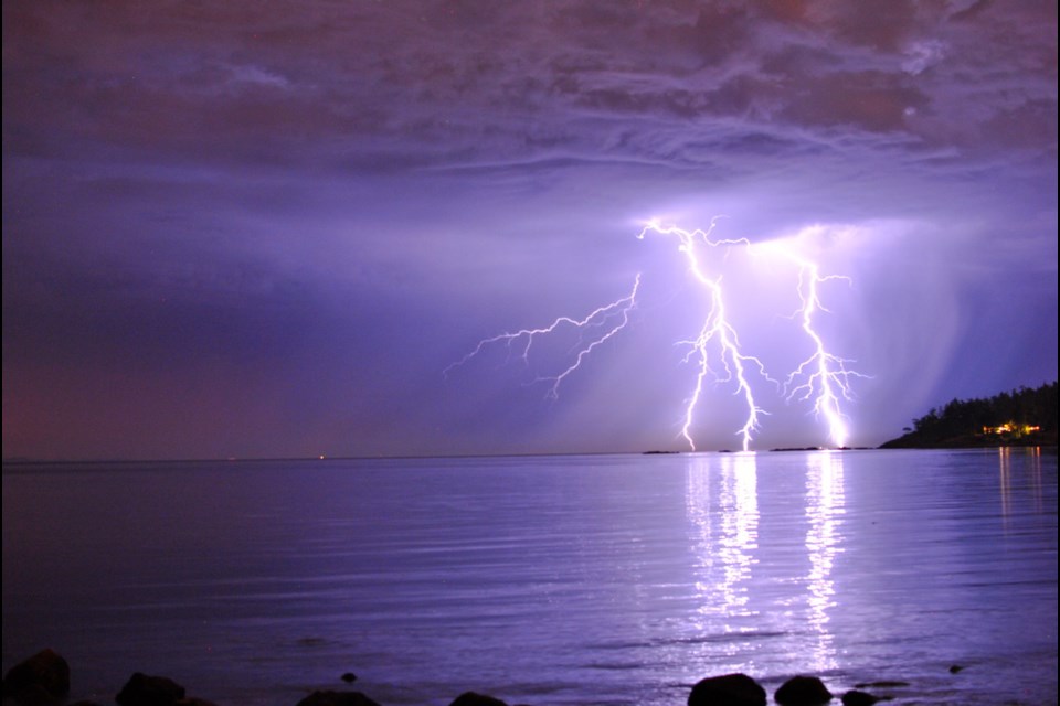 Nazariy Kravchenko captured this shot of lightning.