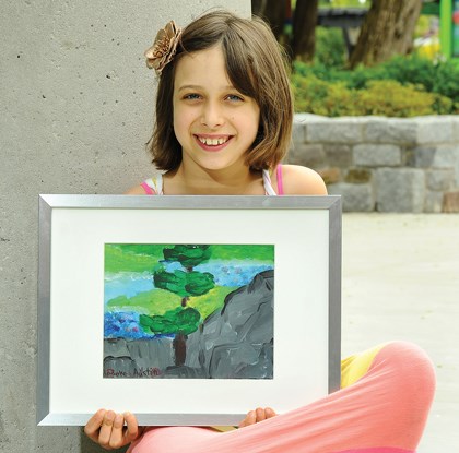 Young artist Brooke Austin